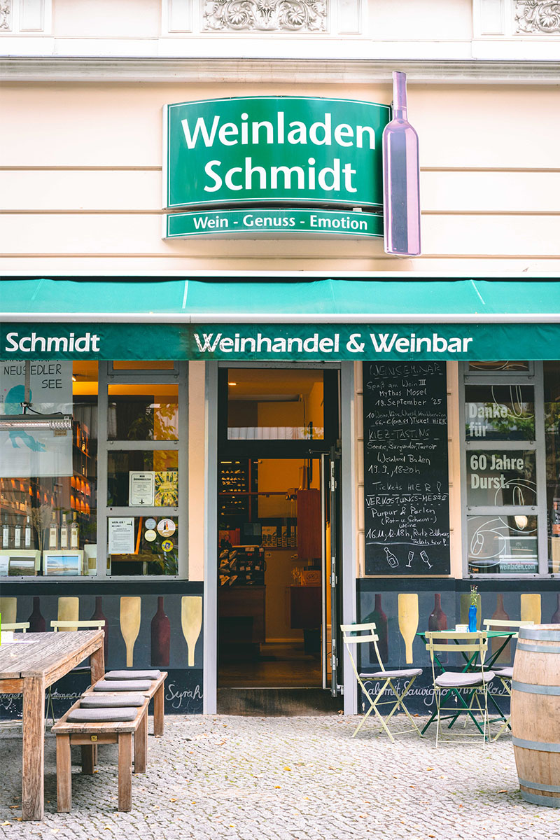 Aussenansicht des Eingangs der Filiale Prenzlauer Berg