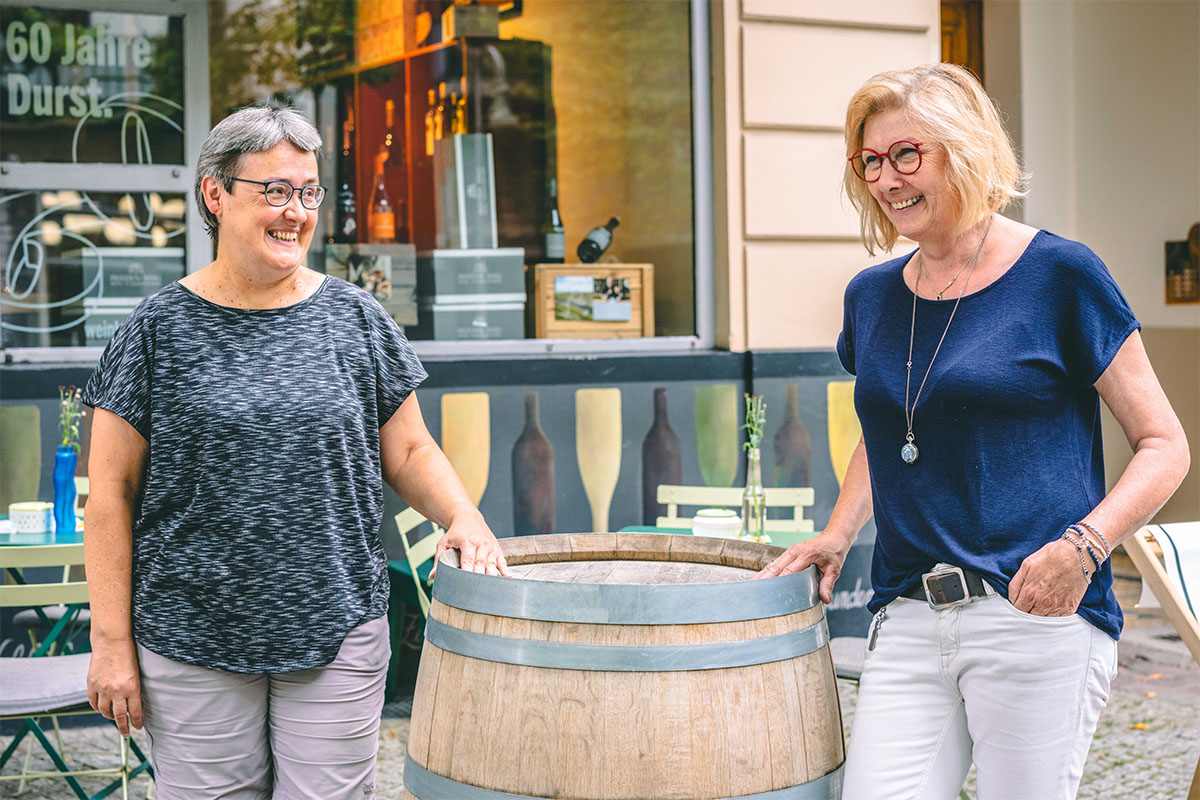 Das Team um Sabine Schlecht