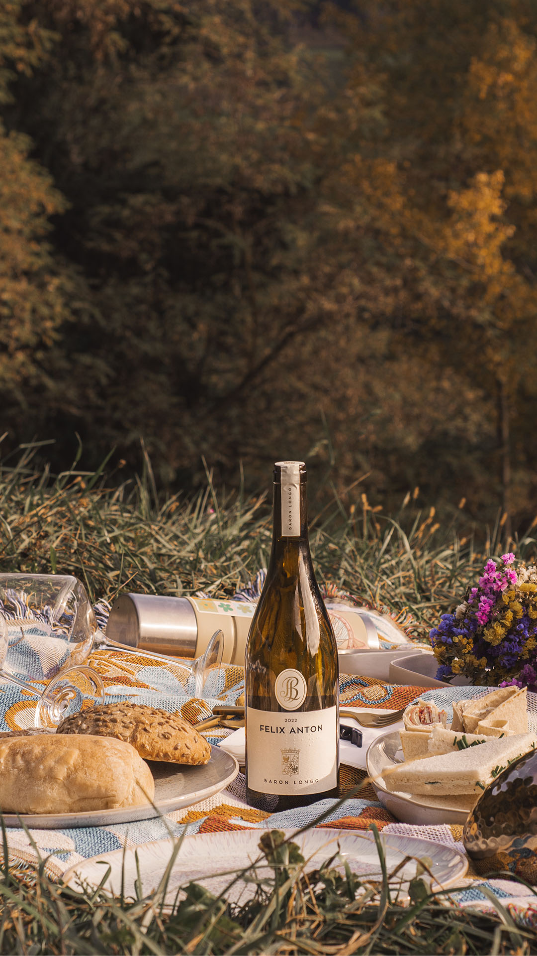 Ein Picknick mit Baron Longo Wein © Baron Longo