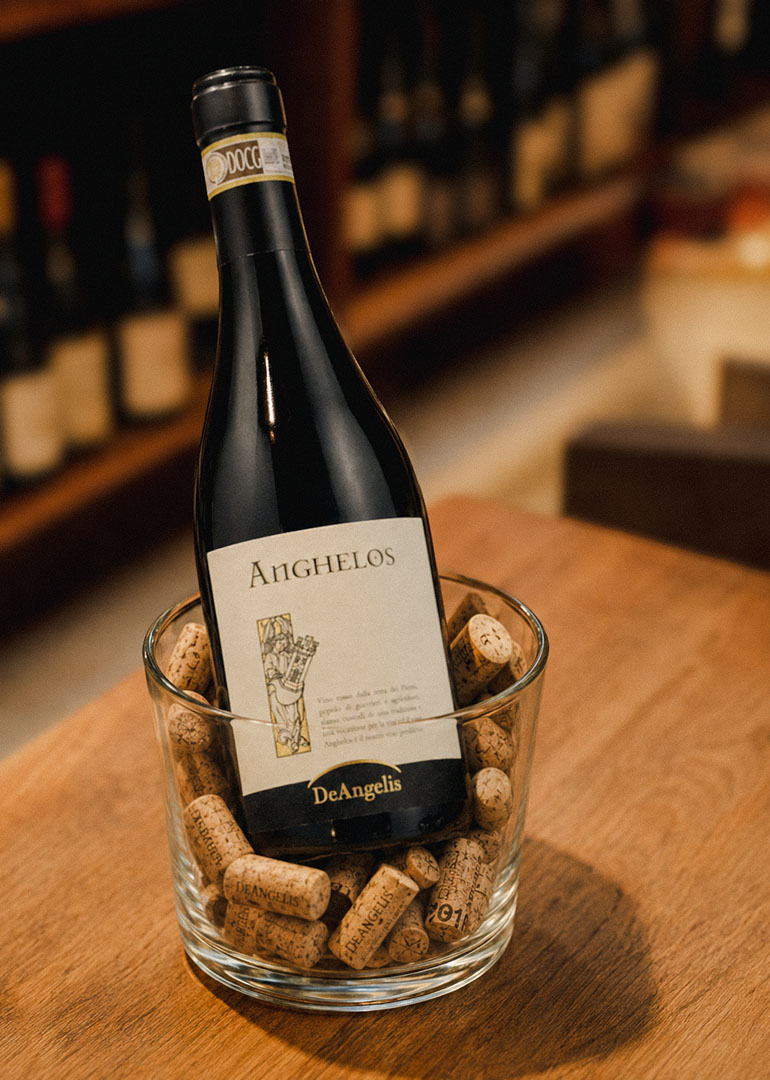 Simones persönliche Empfehlung ist der Anghelos vom Weingut De Angelis